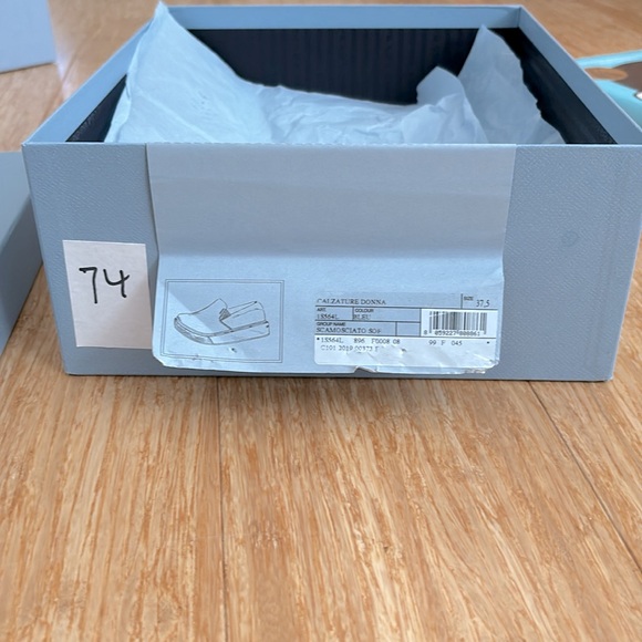 Prada navy blue slip ons new with box - Picture 5 of 5